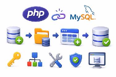 آموزش ساخت دیتابیس و جدول برای پروژه PHP طبق استاندارد گوگل
