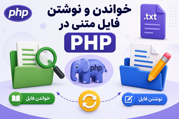 آموزش جامع خواندن و نوشتن فایل متنی در PHP (به زبان ساده)