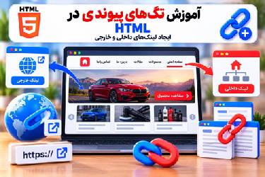 آموزش تگ‌های پیوندی و اتصالی در HTML: ایجاد لینک‌های داخلی و خارجی